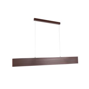 Nova Luce Bois - hanglamp - 100 x 3,5 x 120 cm - 32W LED incl. - bruin