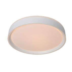 Lucide Nuria - plafondverlichting - Ø 40 x 7,5 cm - 24W LED incl. - 3 stappen dimbaar - wit