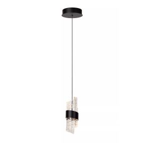 Lucide Kligande - hanglamp - Ø 13 x 150 cm - 9W LED incl. - zwart