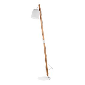 Nova Luce Mutanti - staanlamp - 160 cm - wit en bruin (laatste stuks!)