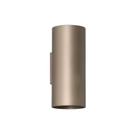 Searchlight Round - wandlamp - Ø 6,5 x 15,4 cm - beige