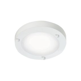 Nordlux Ancona LED - plafondverlichting - Ø 18,4 x 5,5 cm - 6W LED incl. - IP44 - wit