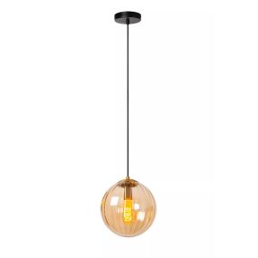 Lucide Monsaraz - hanglamp - Ø 25 x 161 cm - amber