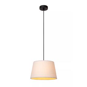 Lucide Woolly - hanglamp - Ø 28 x 150 cm - beige