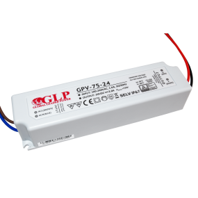 GLP LED driver - 24Vdc/230V - IP67 - 75W - niet-dimbaar