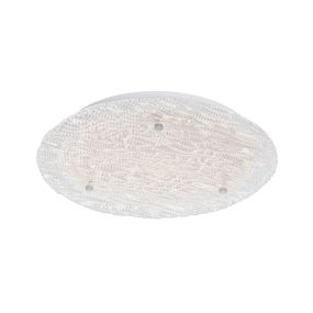 Nova Luce Wing - plafondverlichting - Ø 43 x 9 cm - 30W LED incl. - wit