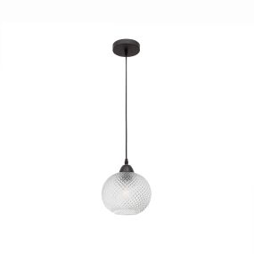 Nova Luce Porto - hanglamp - Ø 18 x 140 cm - transparant