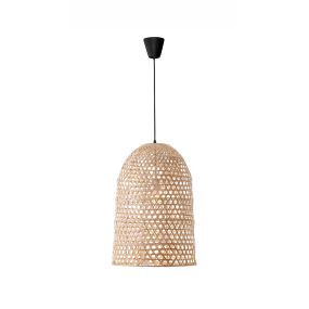 Nova Luce Aurora - hanglamp - Ø 40,5 x 250 cm - bruin en zwart