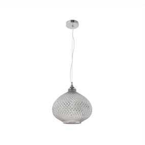 Nova Luce Boho - hanglamp - Ø 28 x 120 cm - chroom