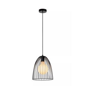 Lucide Macarons - hanglamp - Ø 24,5 x 163 cm - zwart