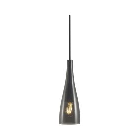 Nordlux Embla - hanglamp - Ø 10 x 330,5 cm - gerookt glas