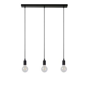 Lucide Fix 3 - hanglamp - 75 x 8 x 112,5 cm - zwart