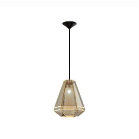 Nova Luce Oro - hanglamp - Ø 24 x 190 cm - goud