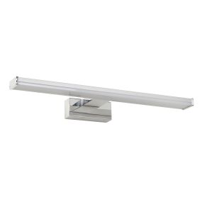 Lucide Onno - spiegelverlichting badkamer - 60 x 12,1 x 4,2 cm - 12W LED incl. - IP44 - mat chroom