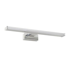 Lucide Onno - spiegelverlichting badkamer - 40 cm - 8W LED incl. - IP44 - mat chroom